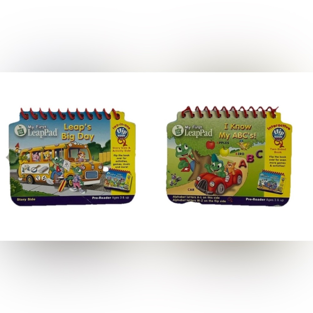 Leap Frog My First Leap Pad Preschool Learning Lot of 2 BOOKS Only